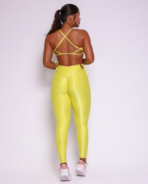 Conjunto Calça Empina Ajuste Compressão + Top Bianca