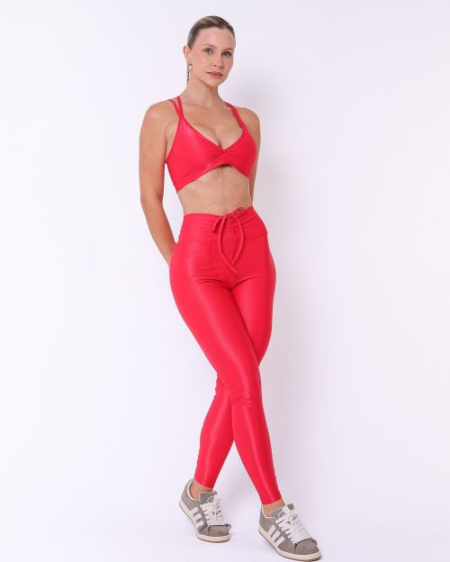 Conjunto Calça Legging Empina Compressão + Top Vivi
