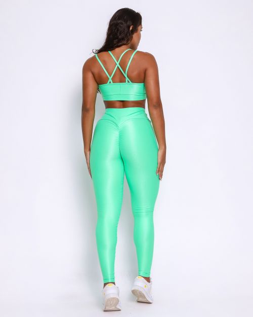 Conjunto Calça Legging Empina Compressão + Top Vivi