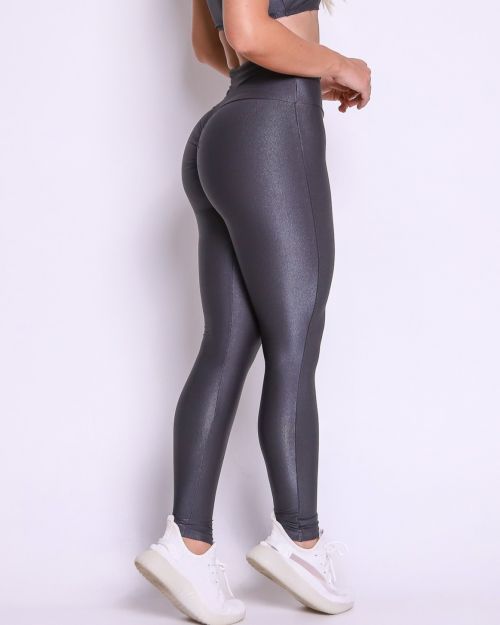 Calça Legging Empina Vivo Cós Reto Compressão