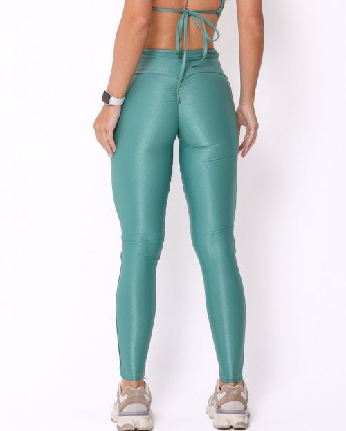 Calça Legging Empina Vivo Cós Reto Compressão