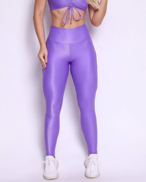 Calça Legging Empina Vivo Cós Reto Compressão