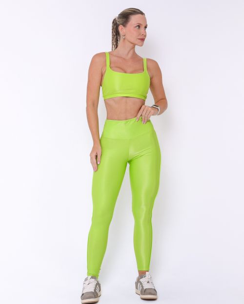 Conjunto Cal�a Legging Empina Vivo C�s Reto Compress�o + Top Tai