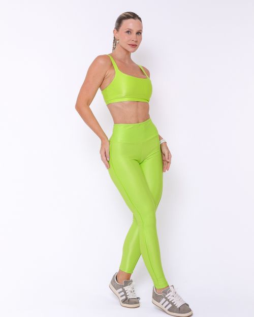 Conjunto Cal�a Legging Empina Vivo C�s Reto Compress�o + Top Tai