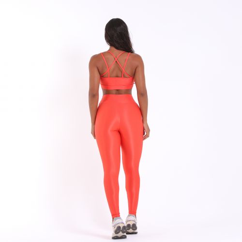 Conjunto Cal�a Legging B�sica Compress�o + Top Vivi