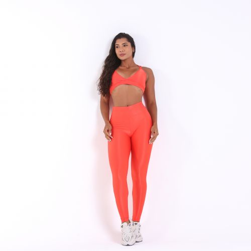 Conjunto Cal�a Legging B�sica Compress�o + Top Vivi