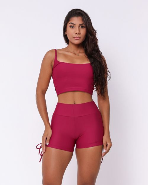 Conjunto Short Cross Light  + Top Regatinha
