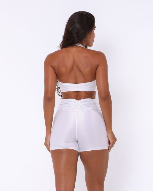 Conjunto Short B�sico C�s Franzido Compress�o + Top Jhully