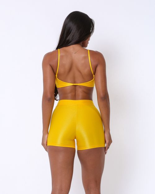 Conjunto Short Básico Cós Fino Compressão + Top Ju
