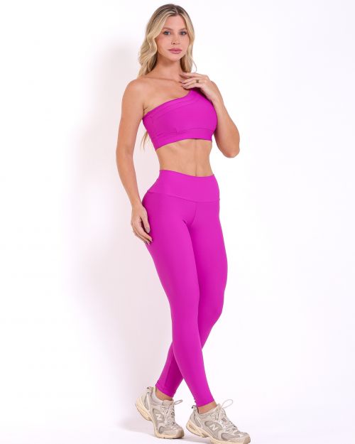 Conjunto Cal�a Legging B�sica Light + Top Paloma