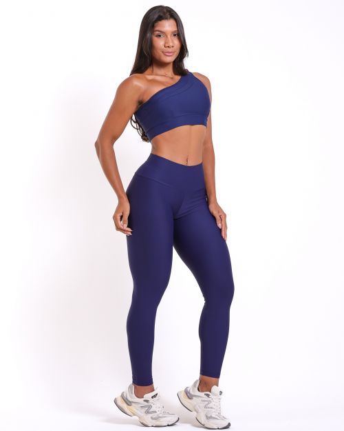 Conjunto Cal�a Legging B�sica Light + Top Paloma