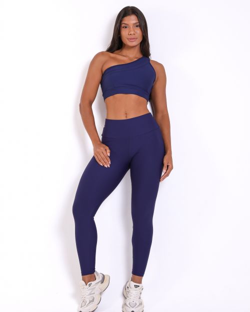 Conjunto Cal�a Legging B�sica Light + Top Paloma