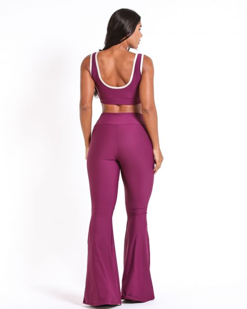 Conjunto Calça Flare Light + Top Scandal
