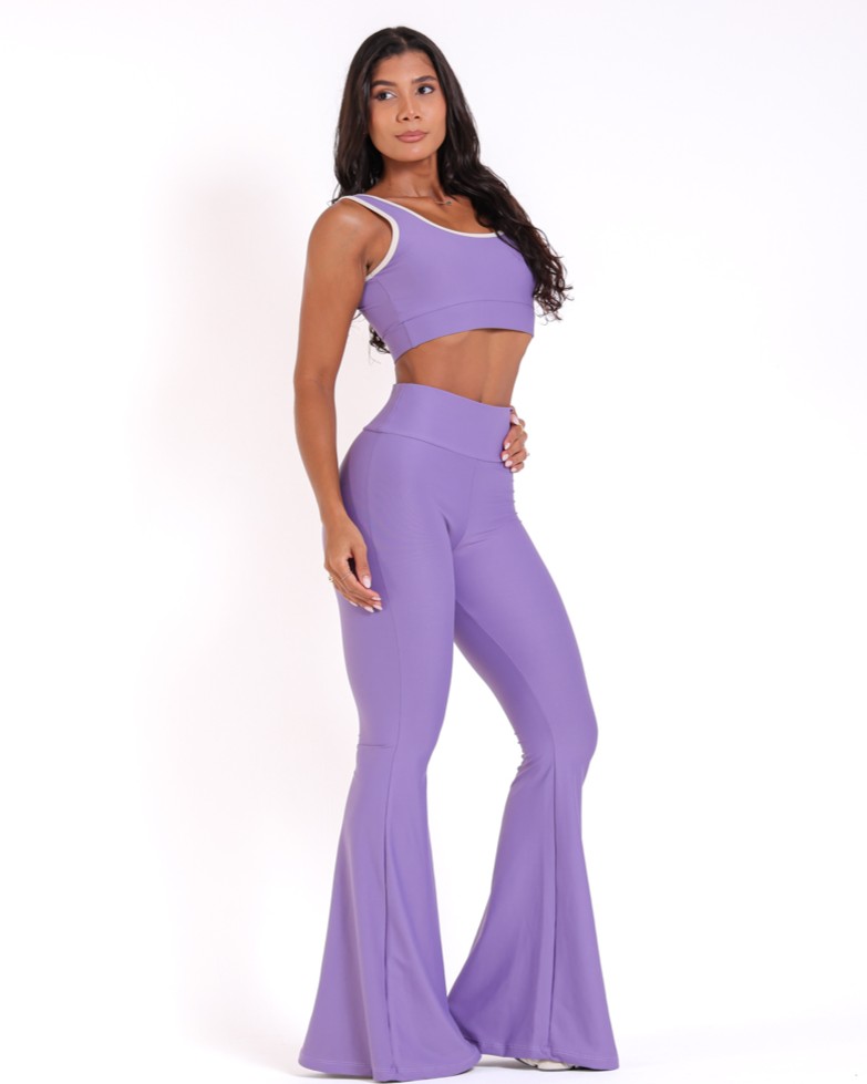Conjunto Calça Flare Light + Top Scandal