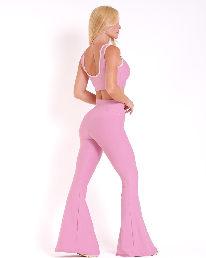 Conjunto Calça Flare Light + Top Scandal