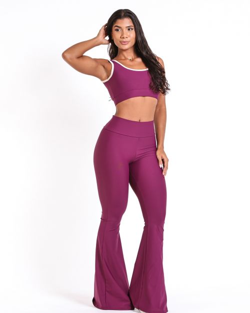 Conjunto Calça Flare Light + Top Scandal