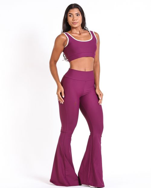 Conjunto Calça Flare Light + Top Scandal