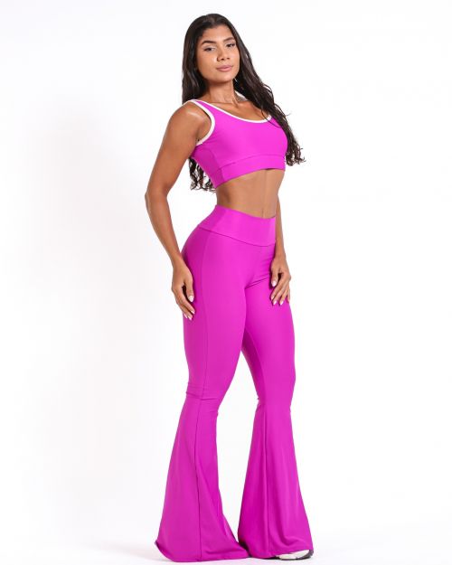 Conjunto Calça Flare Light + Top Scandal