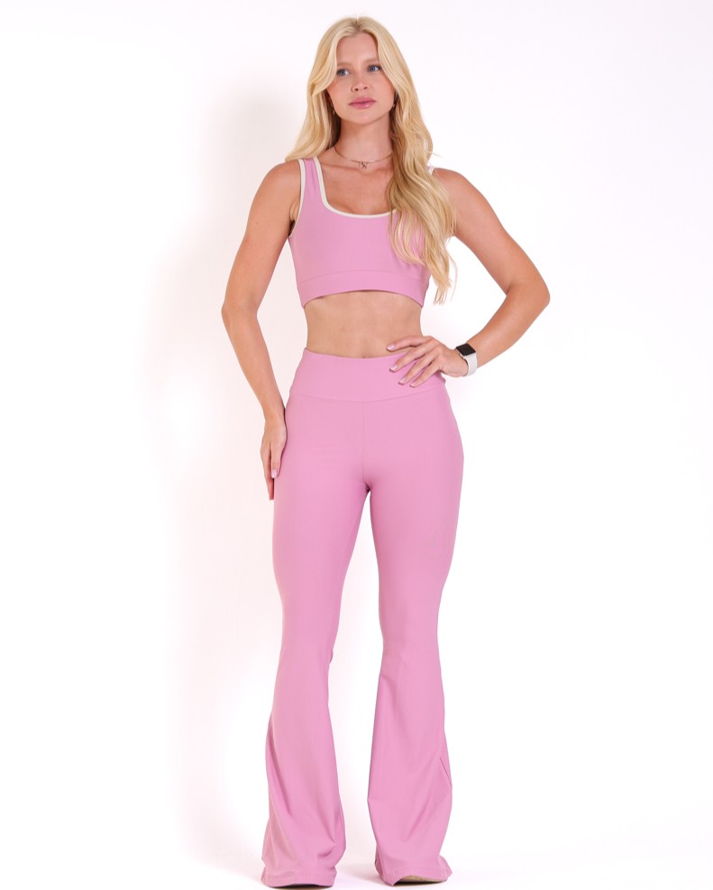 Conjunto Calça Flare Light + Top Scandal