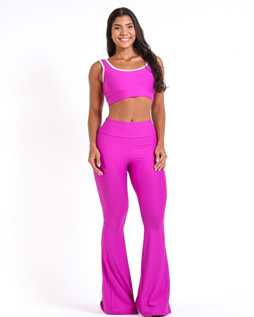 Conjunto Calça Flare Light + Top Scandal