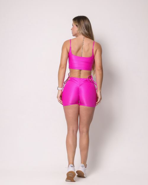 Conjunto Short Empina Ajuste Compressão + Top Bruna