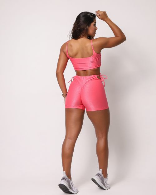 Conjunto Short Empina Ajuste Compressão + Top Bruna