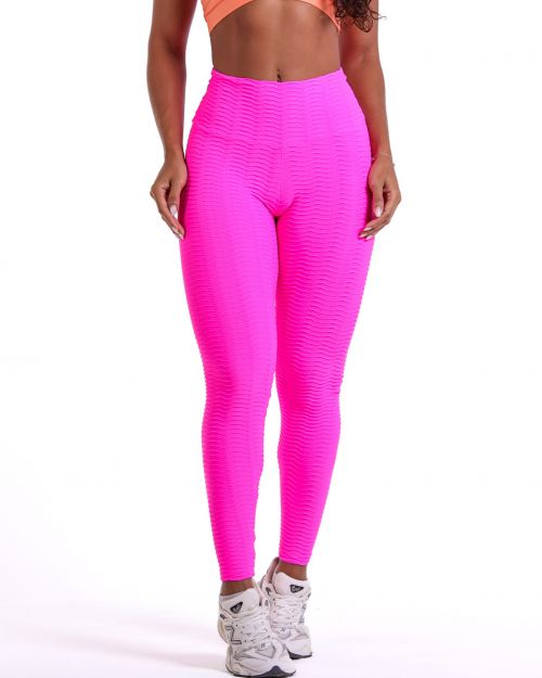 Calça Legging Básica Textura Ondas