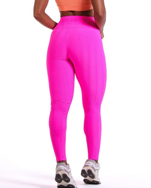 Calça Legging Básica Textura Ondas