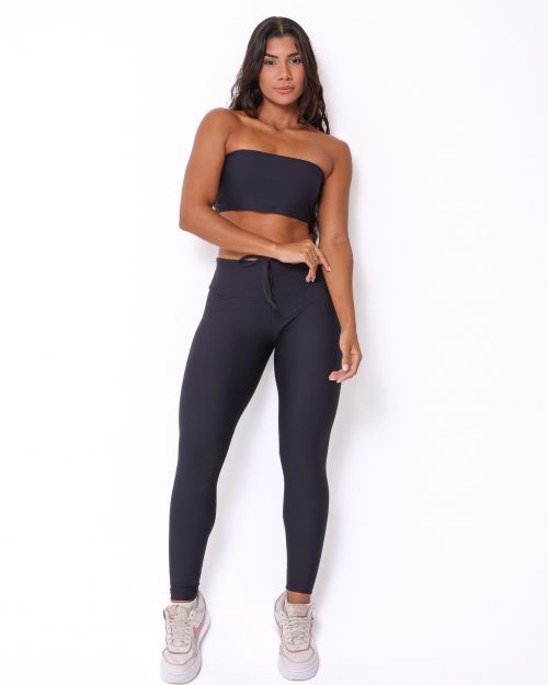 Conjunto Cal�a Legging Empina Light + Top Faixa
