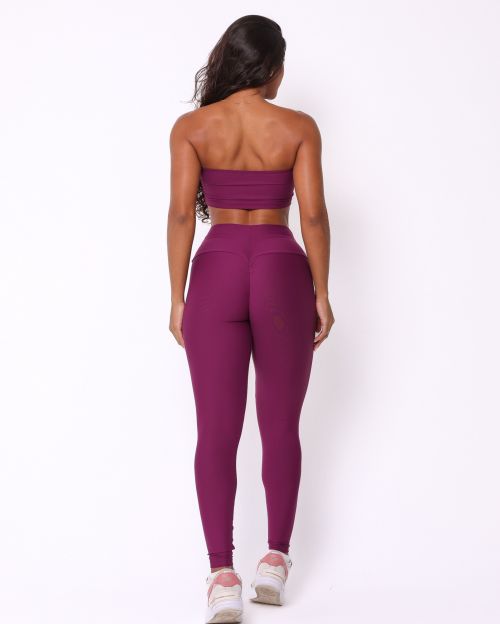 Conjunto Cal�a Legging Empina Light + Top Faixa