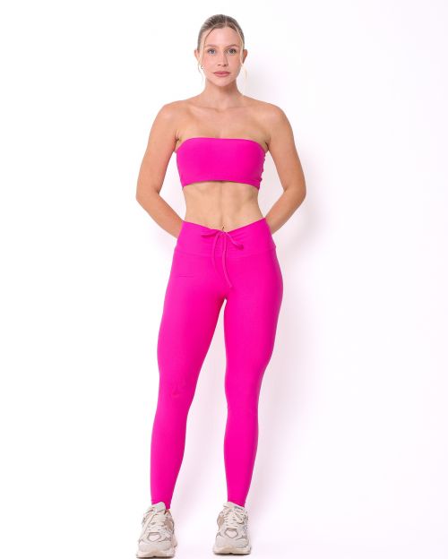 Conjunto Cal�a Legging Empina Light + Top Faixa