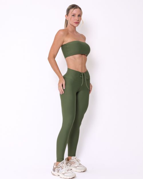 Conjunto Cal�a Legging Empina Light + Top Faixa