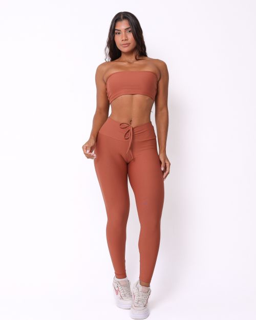 Conjunto Cal�a Legging Empina Light + Top Faixa