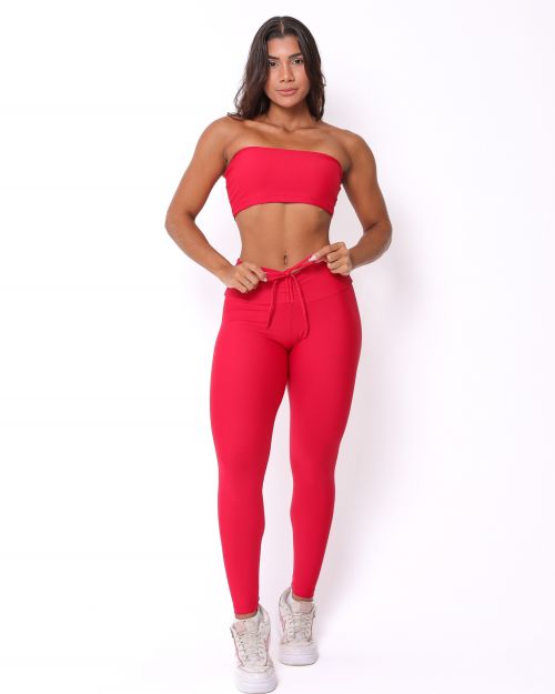 Conjunto Cal�a Legging Empina Light + Top Faixa