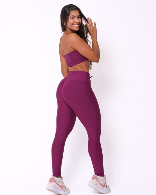 Conjunto Cal�a Legging Empina Light + Top Faixa