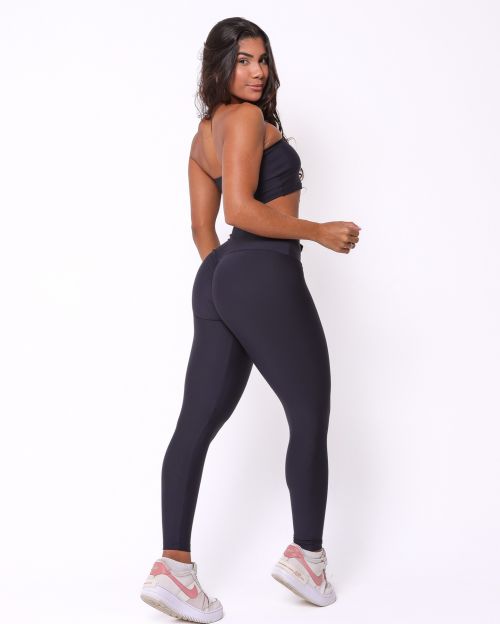 Conjunto Cal�a Legging Empina Light + Top Faixa