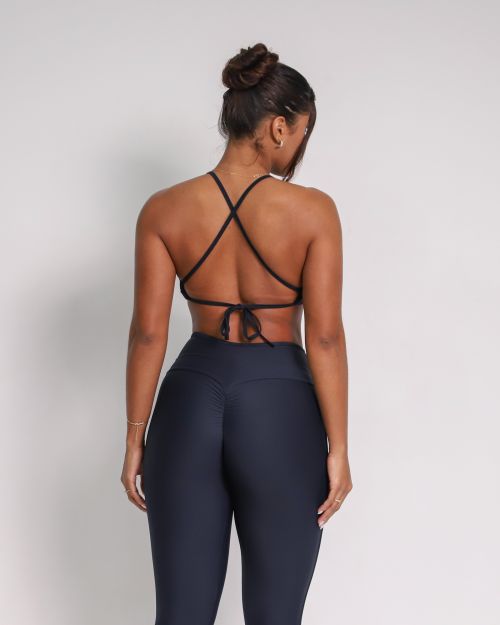 Conjunto Calça Legging Empina Vivo Cós Reto Light + Top Paula