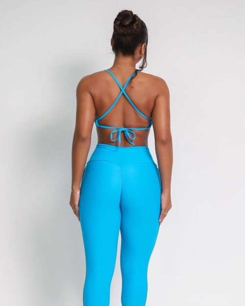 Conjunto Calça Legging Empina Vivo Cós Reto Light + Top Paula