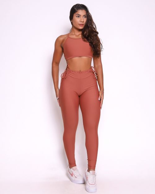 Conjunto Calça Empina Ajuste Light + Top Paula
