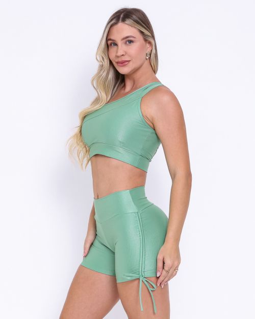 Conjunto Short Cross Compress�o + Top Paloma
