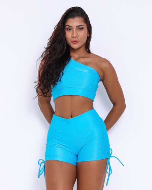 Conjunto Short Cross Compress�o + Top Paloma
