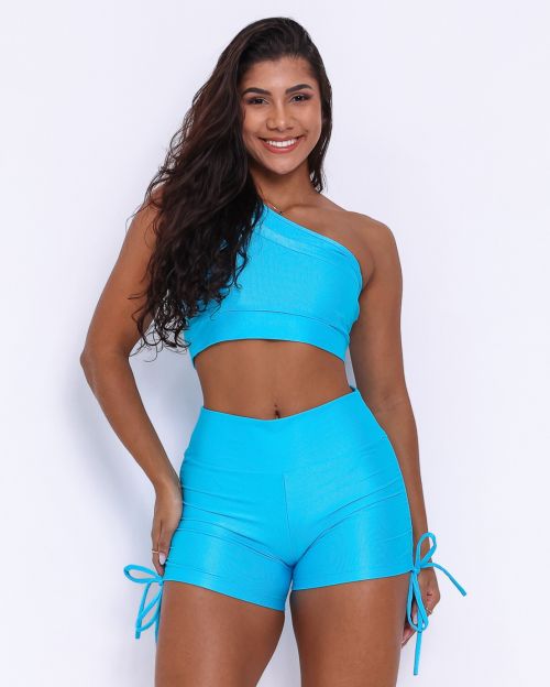 Conjunto Short Cross Compress�o + Top Paloma
