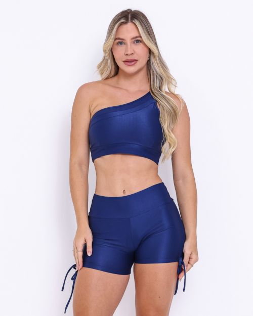 Conjunto Short Cross Compress�o + Top Paloma