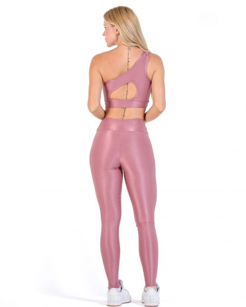 Conjunto Calça Legging Básica Compressão + Top Paloma