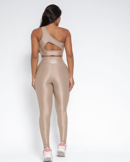 Conjunto Calça Legging Básica Compressão + Top Paloma