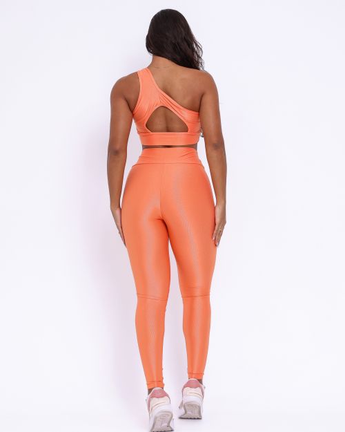 Conjunto Calça Legging Básica Compressão + Top Paloma