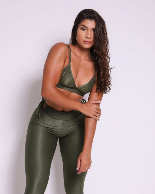Conjunto Calça Empina Ajuste Compressão + Top Rafa