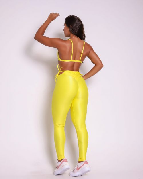Conjunto Calça Empina Ajuste Compressão + Top Rafa