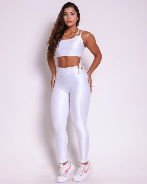 Conjunto Calça Empina Ajuste Compressão + Top Lari