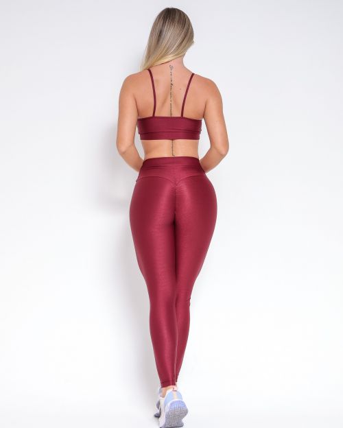 Conjunto Calça Empina Slim Compressão + Top Elisa